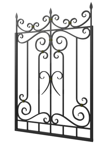 Кованая решетка №218