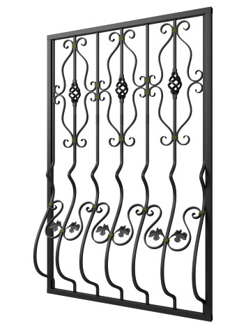 Кованая решетка №173