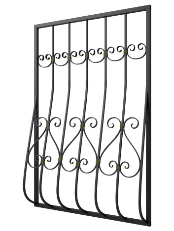 Кованая решетка №229