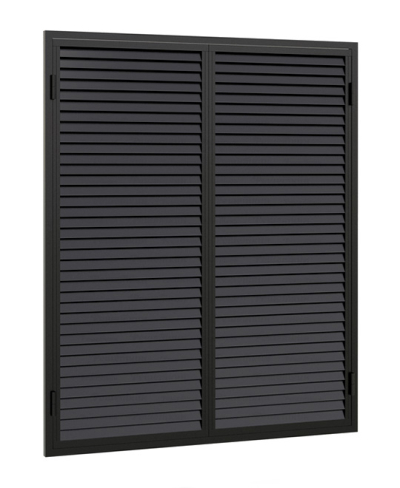 Двустворчатые ставни гармошка №2