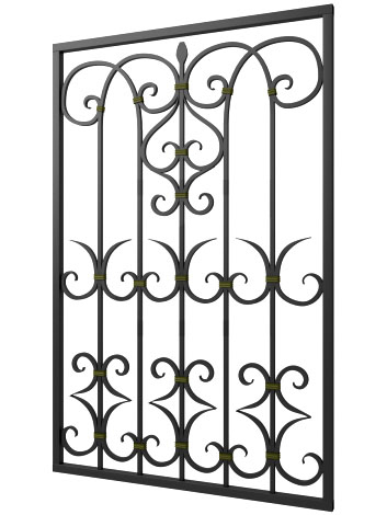 Кованая решетка №260