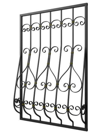 Кованая решетка №181
