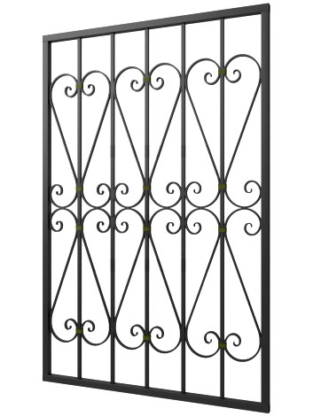 Кованая решетка №163