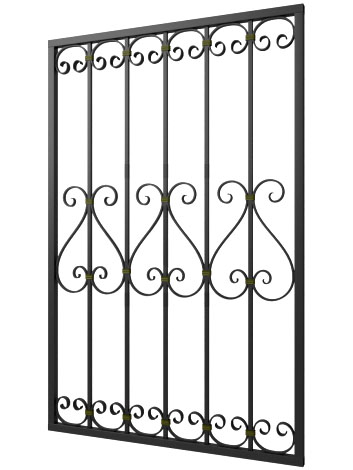 Кованая решетка №256