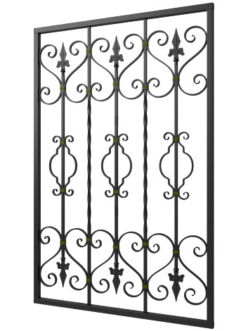 Кованая решетка №223