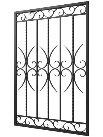 Кованая решетка №284