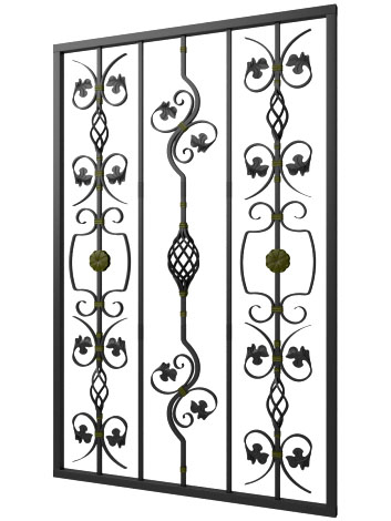 Кованая решетка №139