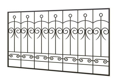 Решетка на лоджию или балкон №8