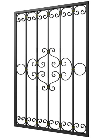 Кованая решетка №291