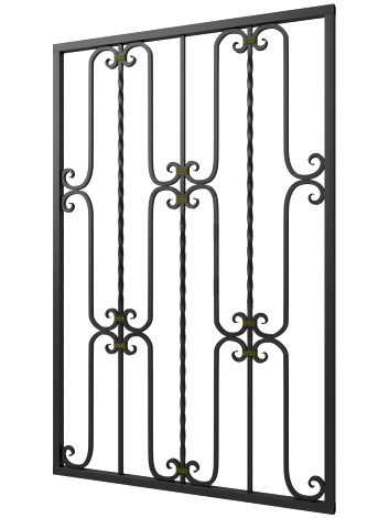 Кованая решетка №115