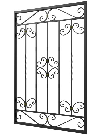 Кованая решетка №302