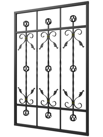 Кованая решетка №162