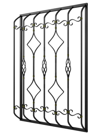 Кованая решетка №177