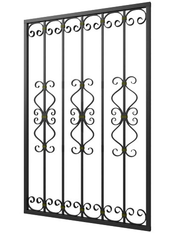 Кованая решетка №281