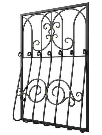Кованая решетка №277