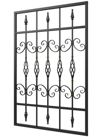 Кованая решетка №160