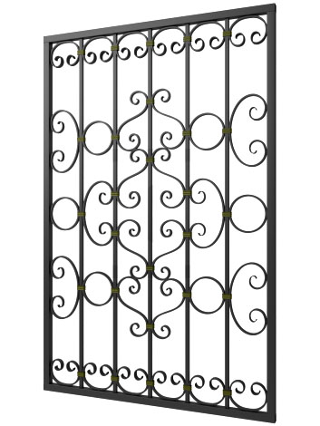 Кованая решетка №304