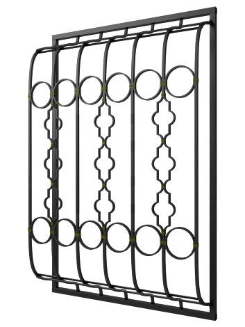 Кованая решетка №236