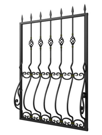 Кованая решетка №112