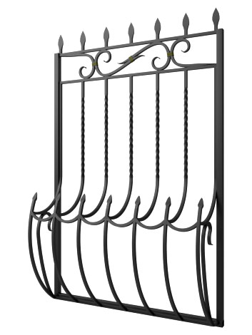 Кованая решетка №190