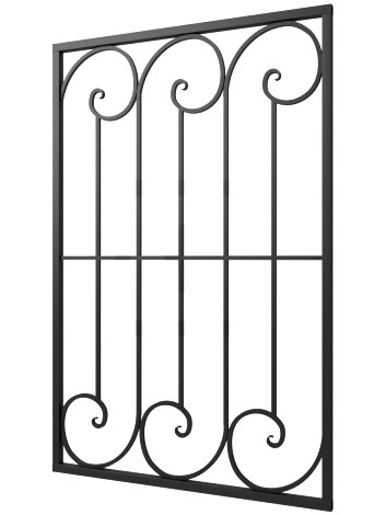 Кованая решетка №235