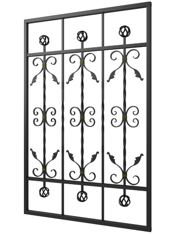 Кованая решетка №108