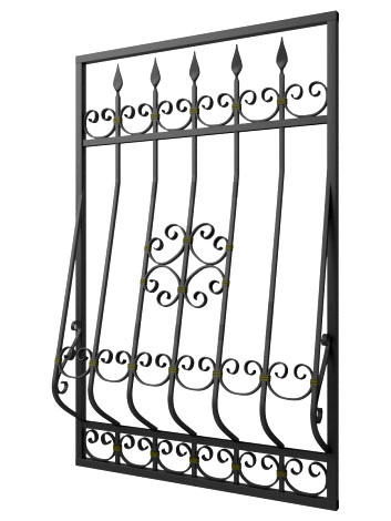 Кованая решетка №215