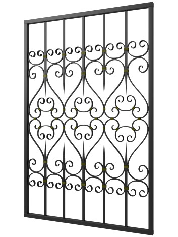 Кованая решетка №249