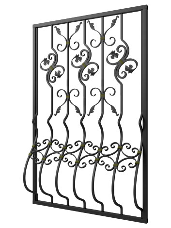 Кованая решетка №205