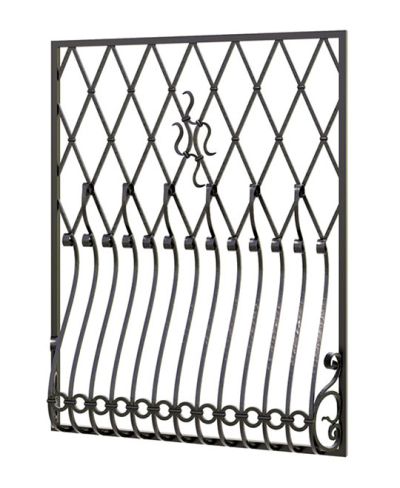 Кованая решетка №19