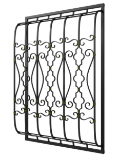 Кованая решетка №114