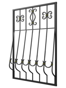 Кованая решетка №242
