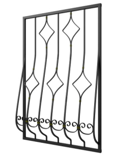 Кованая решетка №254