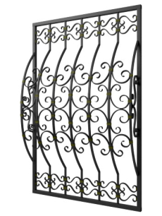 Кованая решетка №128
