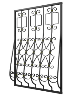Кованая решетка №204