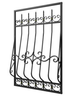 Кованая решетка №209