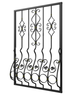 Кованая решетка №206