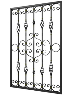 Кованая решетка №225