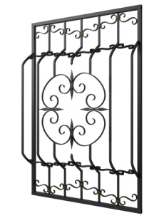 Кованая решетка №217