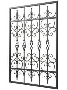 Кованая решетка №141