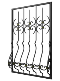 Кованая решетка №166