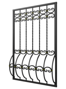 Кованая решетка №276