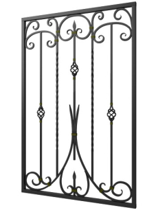 Кованая решетка №158