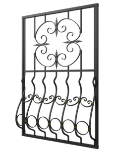 Кованая решетка №125