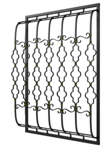 Кованая решетка №152