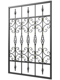 Кованая решетка №240