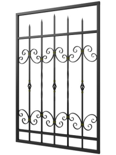 Кованая решетка №195