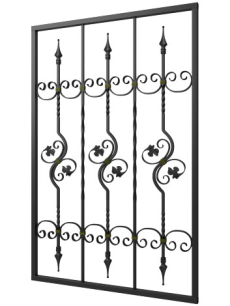 Кованая решетка №132