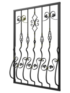 Кованая решетка №258