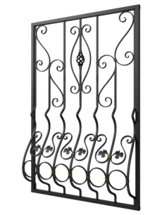 Кованая решетка №175